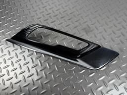 Решітка переднього бампера права Ford Fusion mk5 17-18 під птф LED глянець, з хром молдингом - превью 2